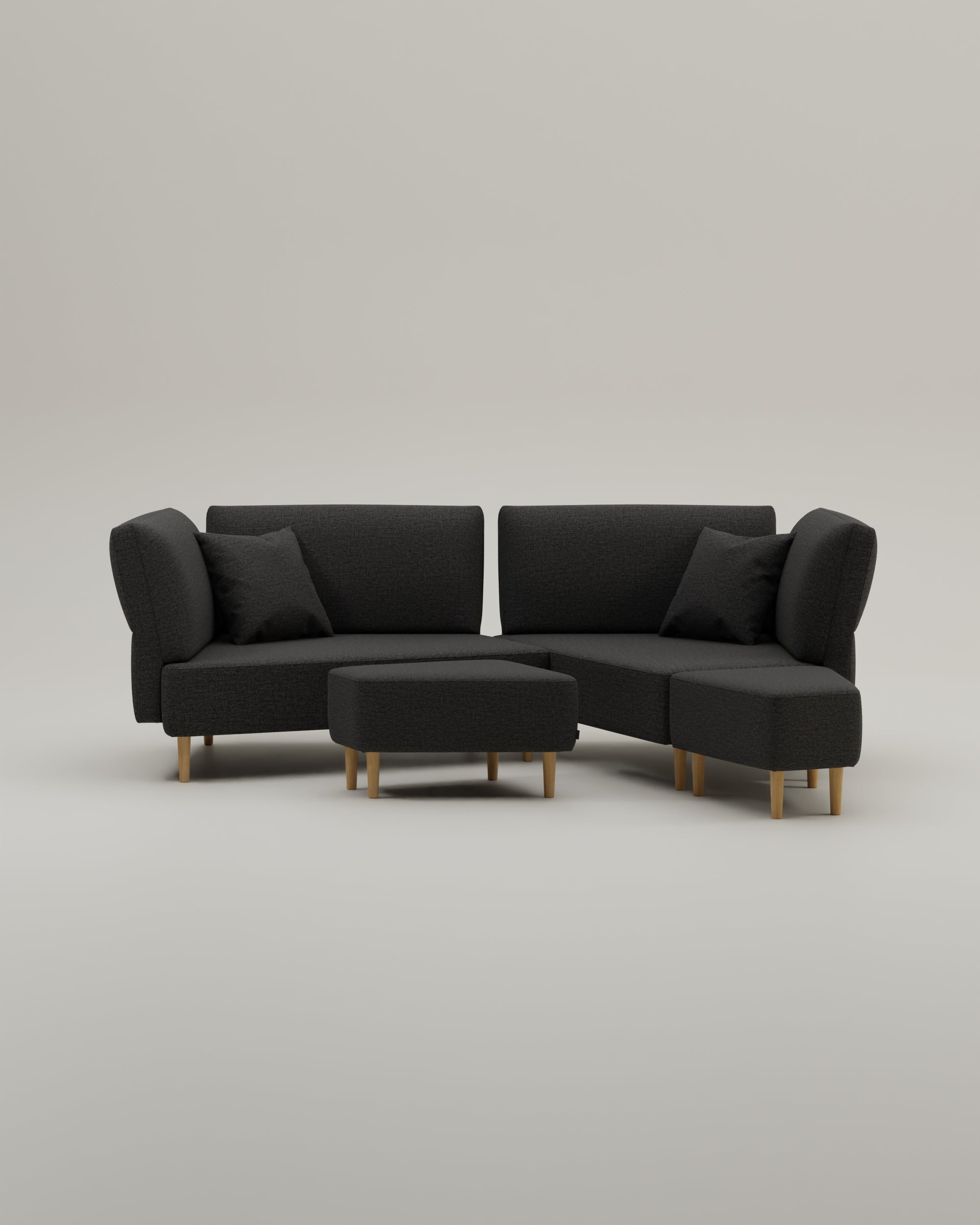 Stoffbezug - Modulares Sofa Mike mit Schlaffunktion