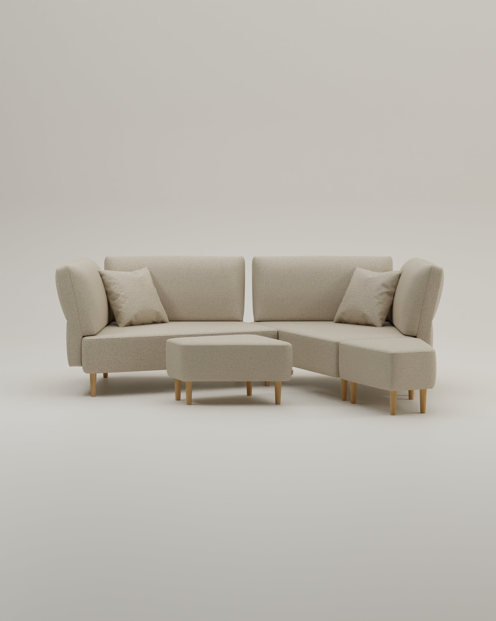 Stoffbezug - Modulares Sofa Mike mit Schlaffunktion