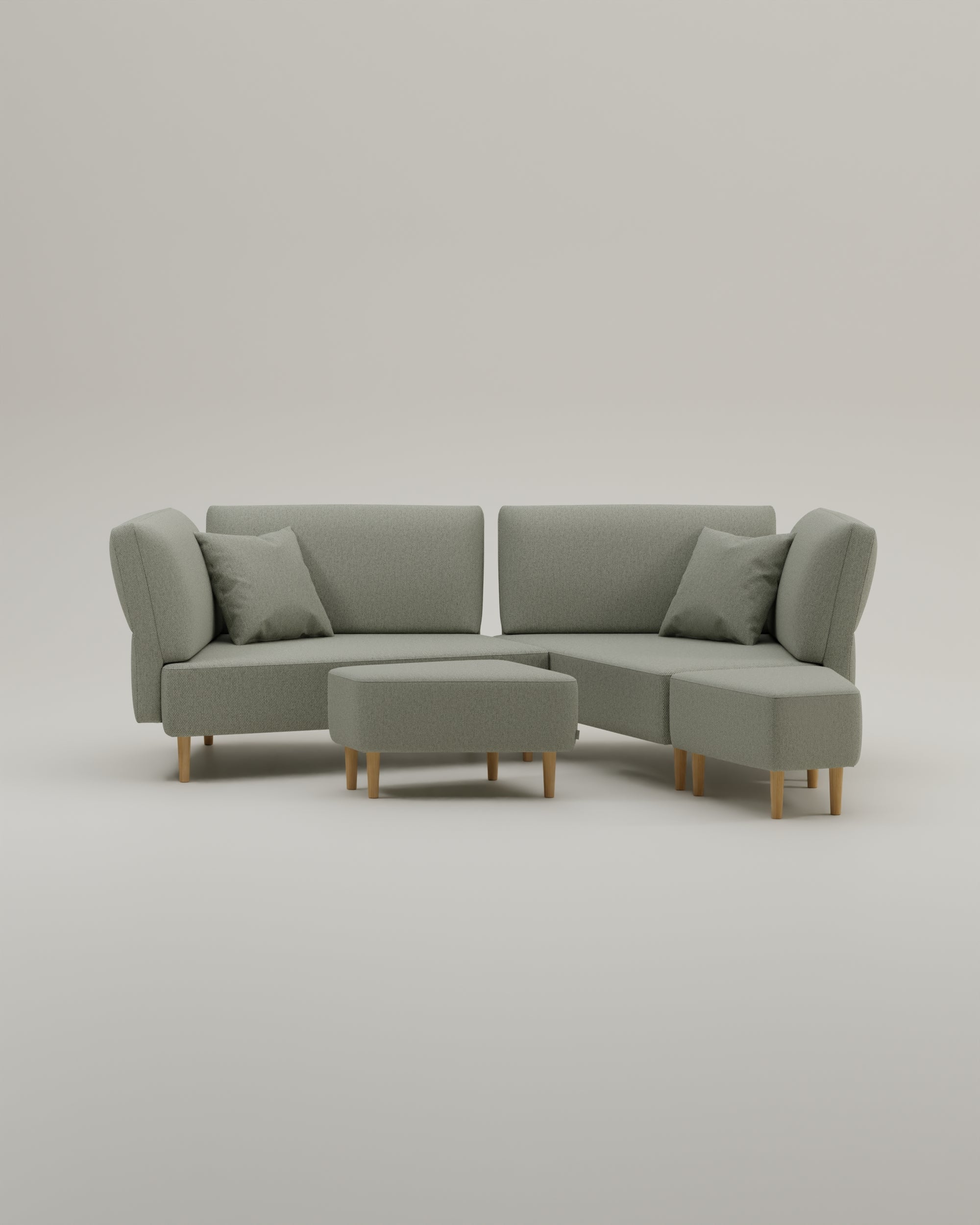 Stoffbezug - Modulares Sofa Mike mit Schlaffunktion