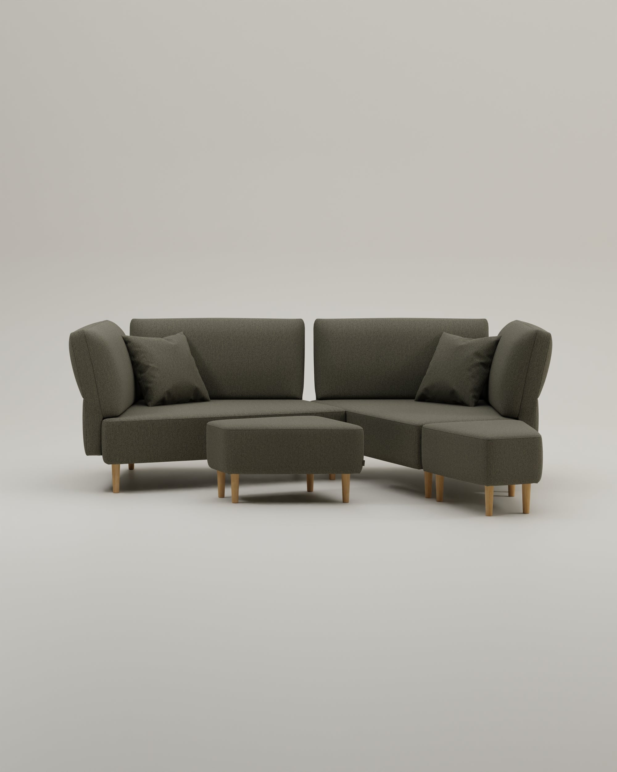 Stoffbezug - Modulares Sofa Mike mit Schlaffunktion