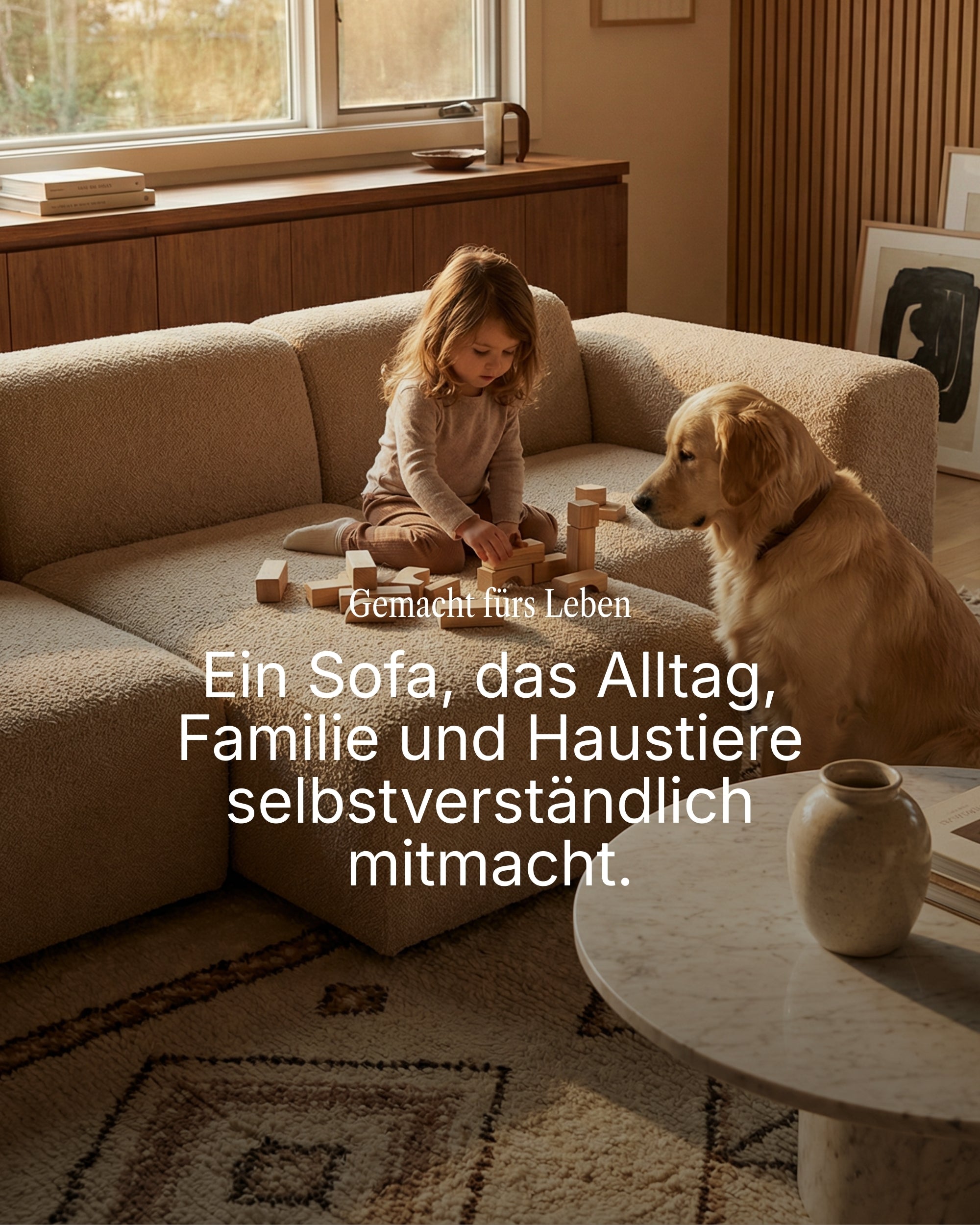Modular corner sofa Nina 4-seater with sleeping function incl. free replacement cover