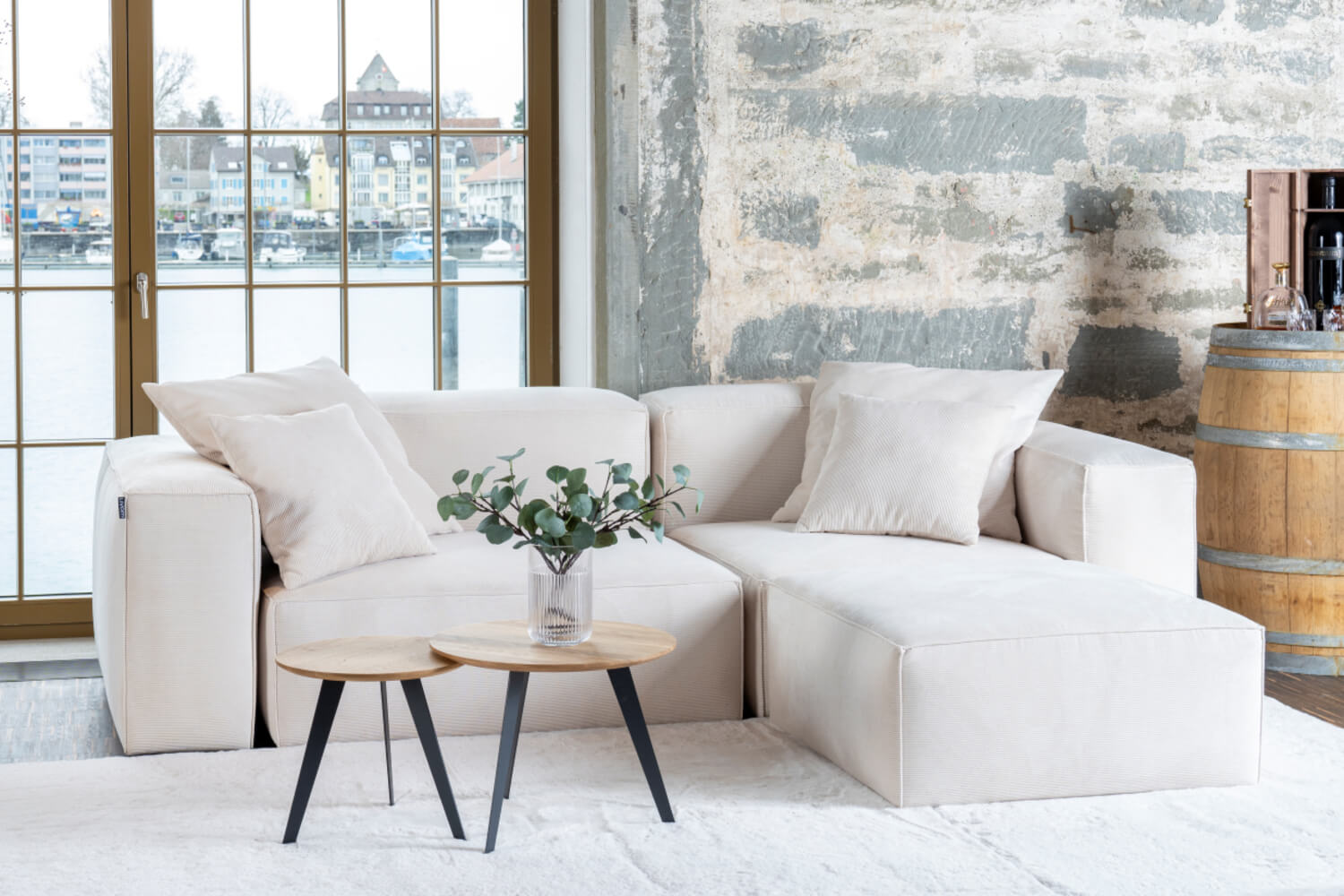 Outlet - Modulares Sofa Harvey M mit Schlaffunktion