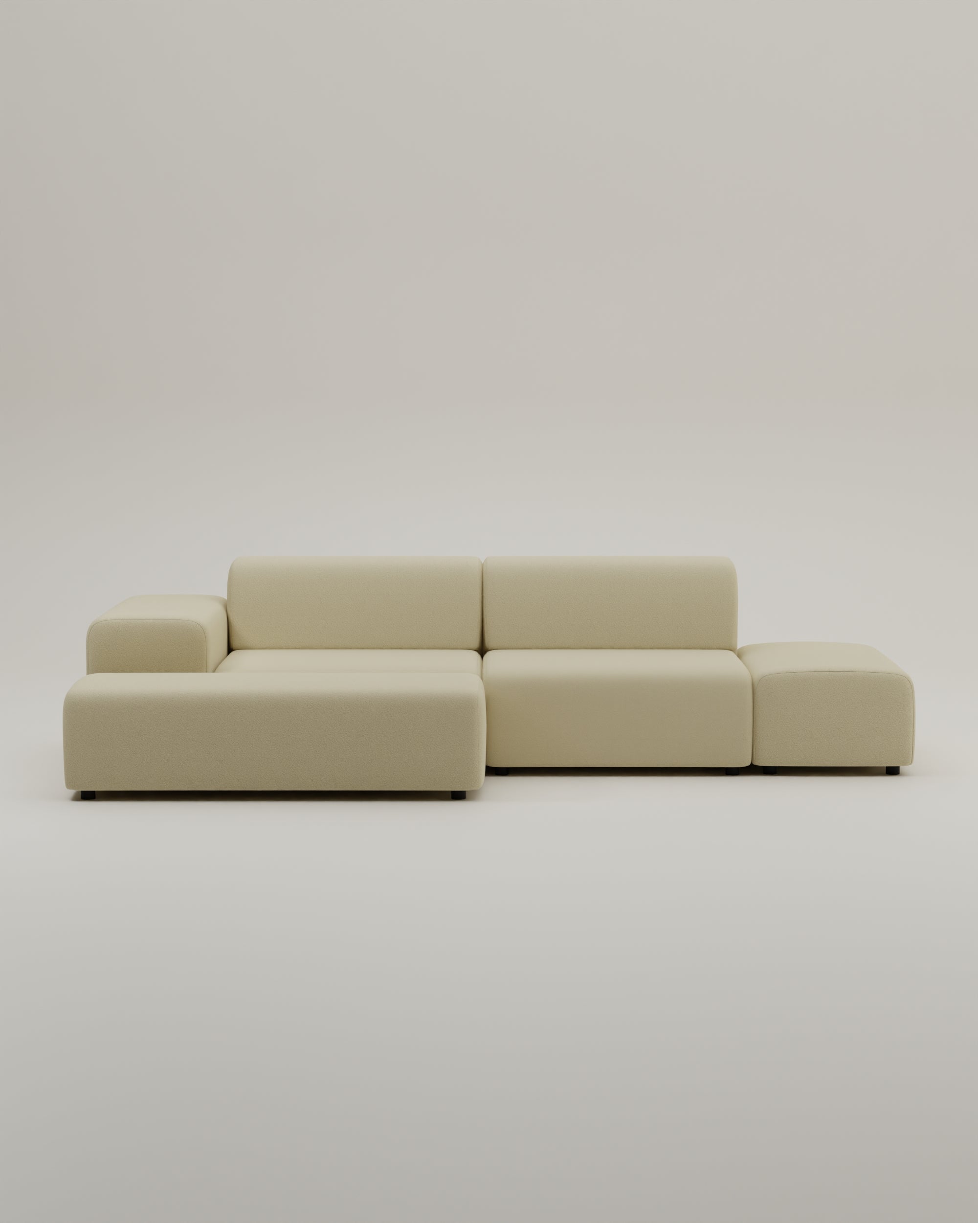 Modulares Ecksofa Nina 4-Sitzer mit Schlaffunktion