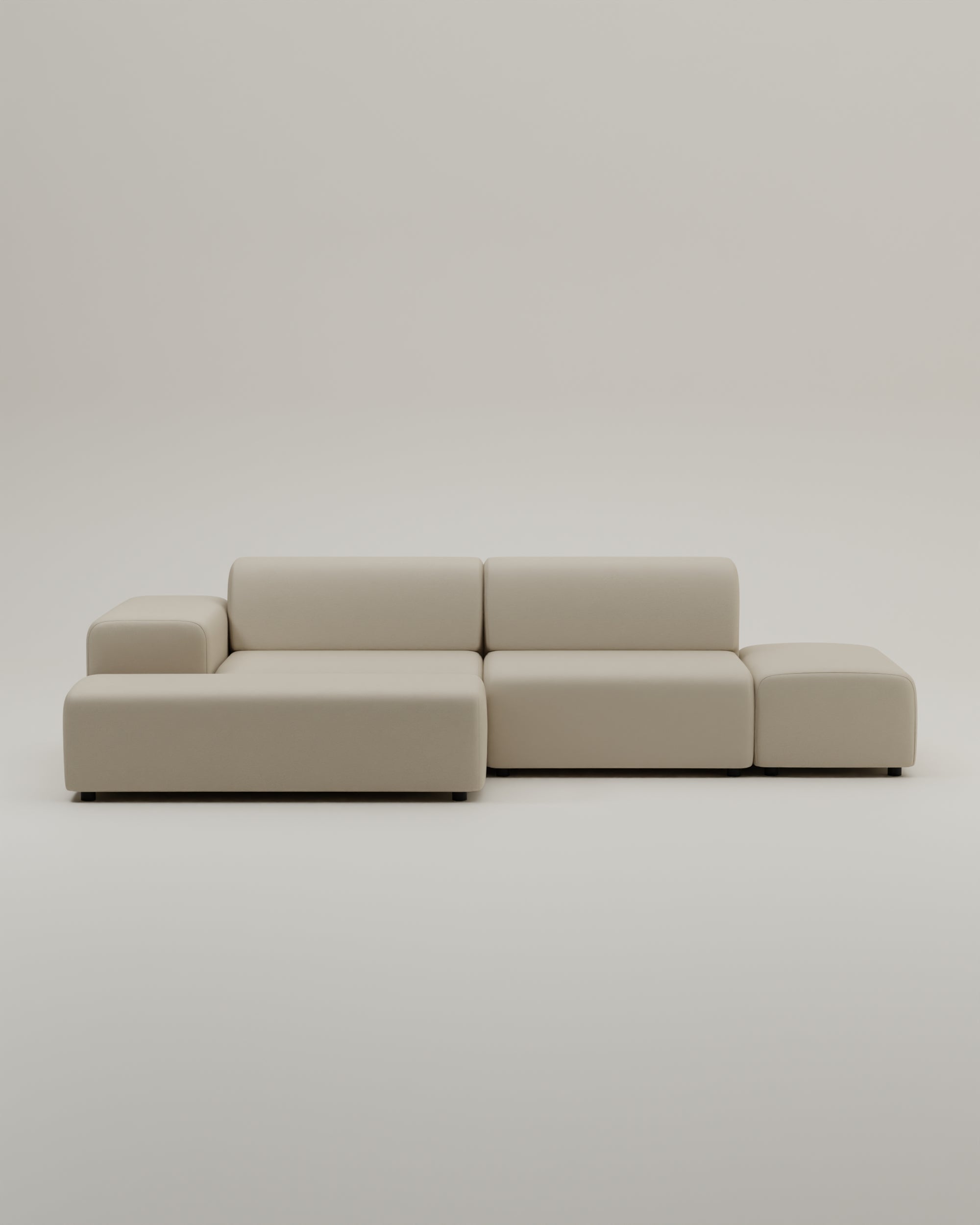 Modulares Ecksofa Nina 4-Sitzer mit Schlaffunktion