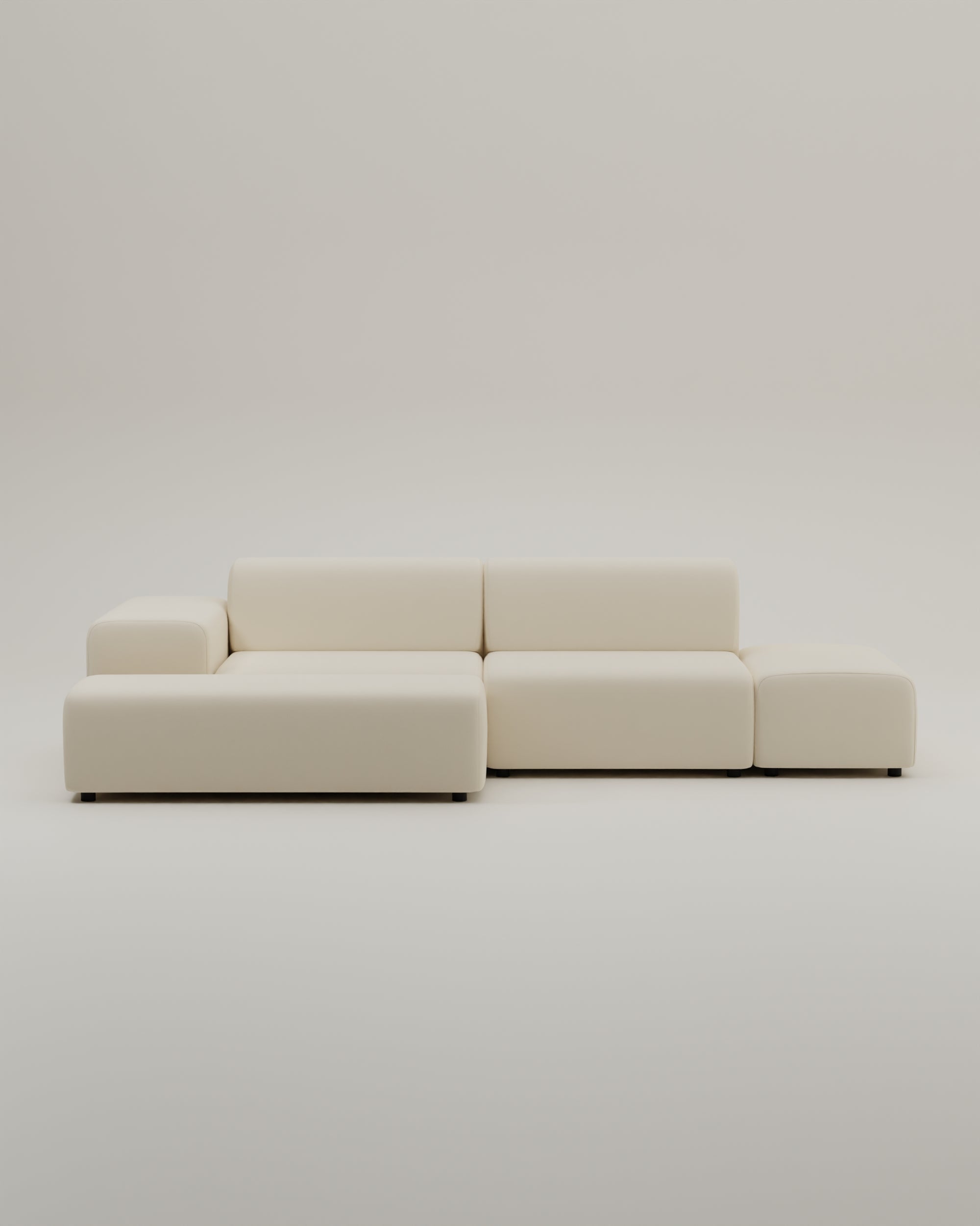 Modulares Ecksofa Nina 4-Sitzer mit Schlaffunktion