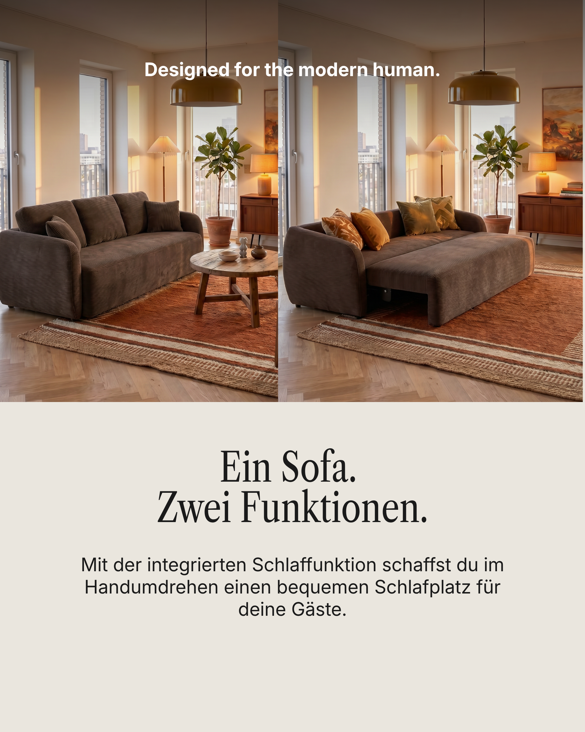 Schlafsofa Nora 2-sitzer