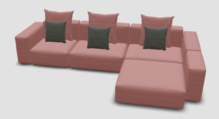 Outlet - Divano modulare per esterni Harvey M - Showroom Ginevra