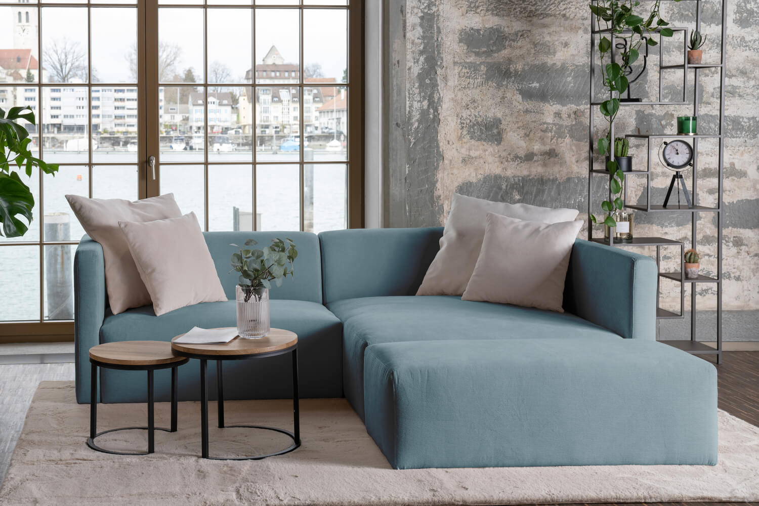 Outlet - Divano modulare Paula S con funzione letto - Showroom Ginevra