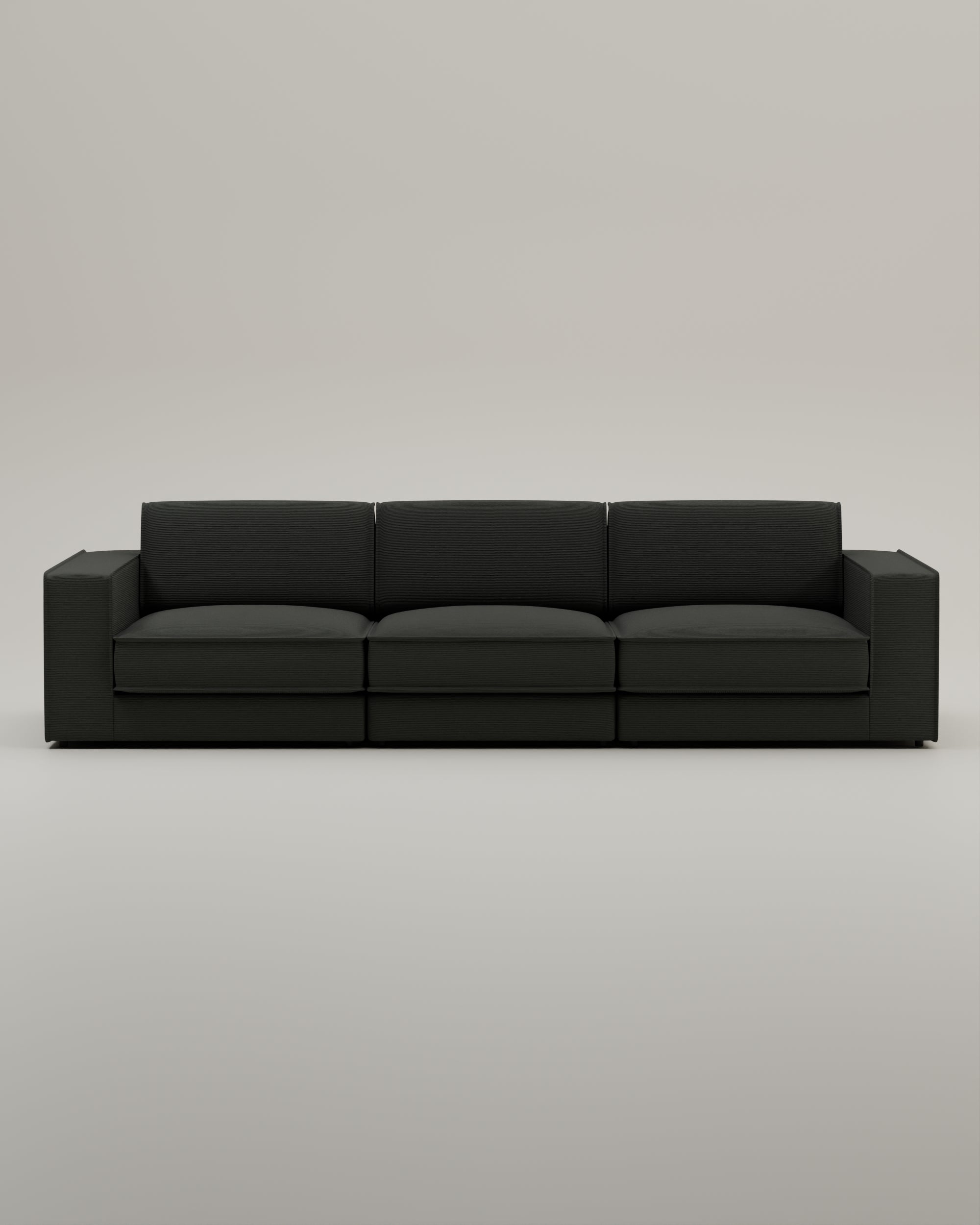 Modulares Sofa Terra 3-Sitzer mit Schlaffunktion