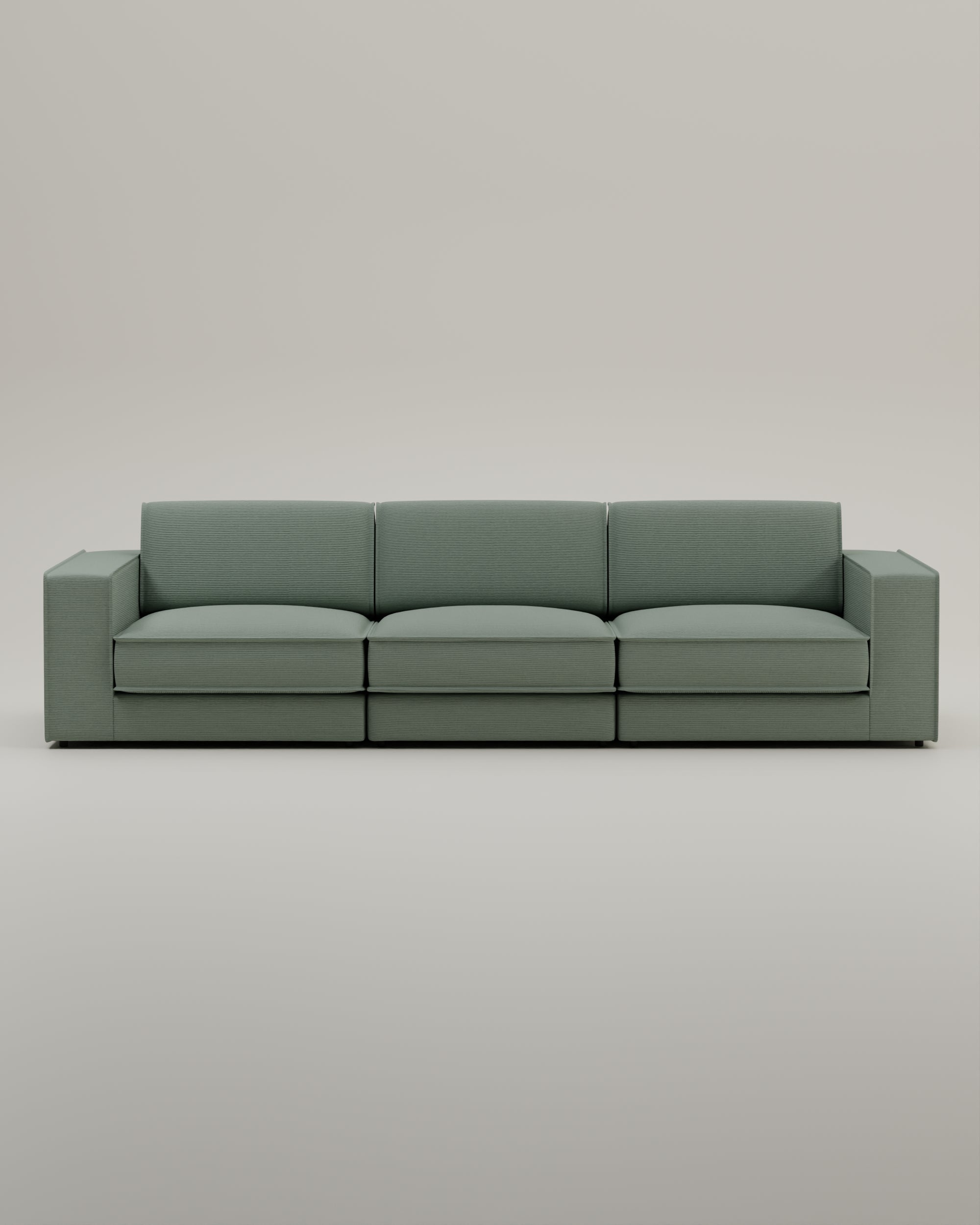 Modulares Sofa Terra 3-Sitzer mit Schlaffunktion