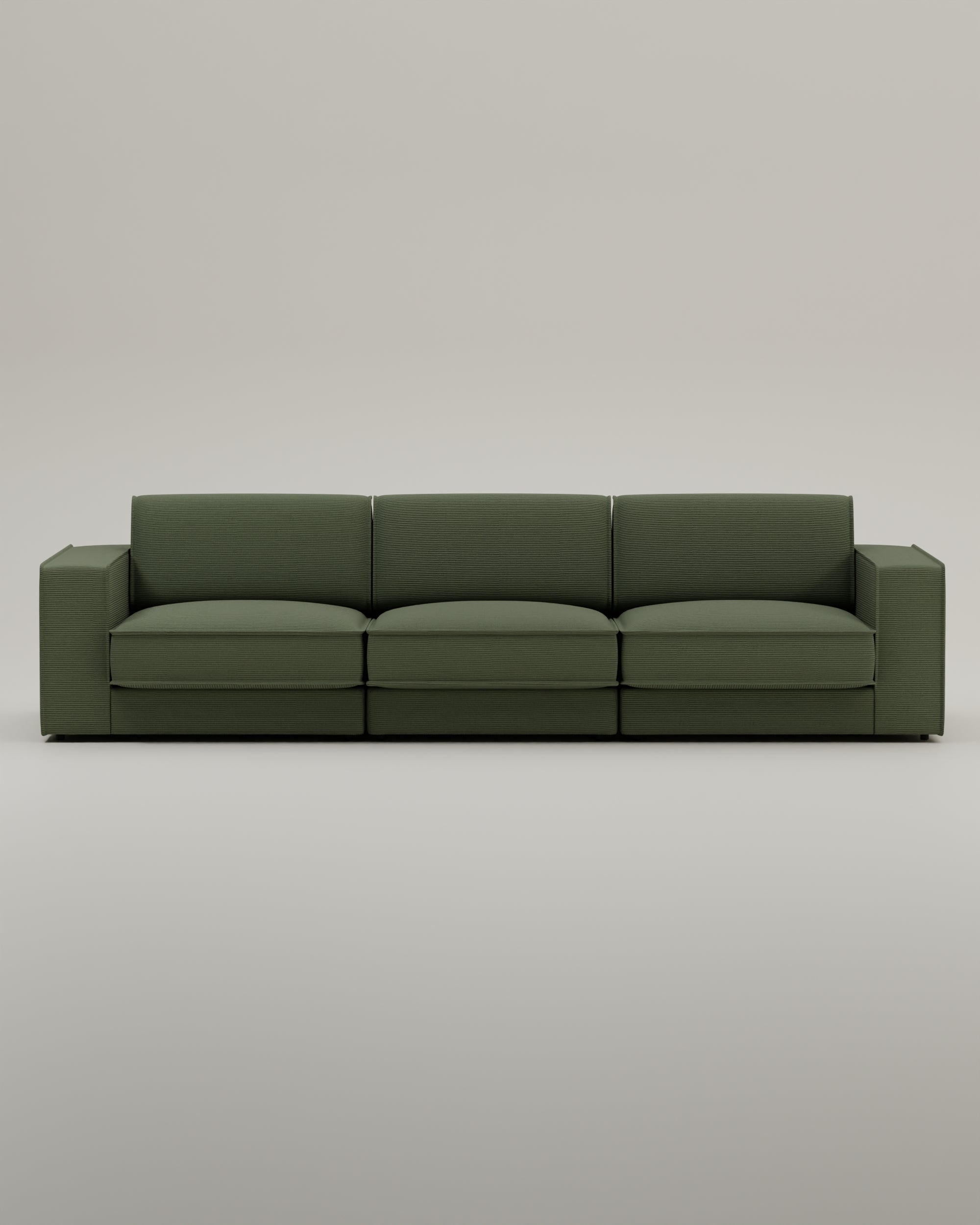 Modulares Sofa Terra 3-Sitzer mit Schlaffunktion