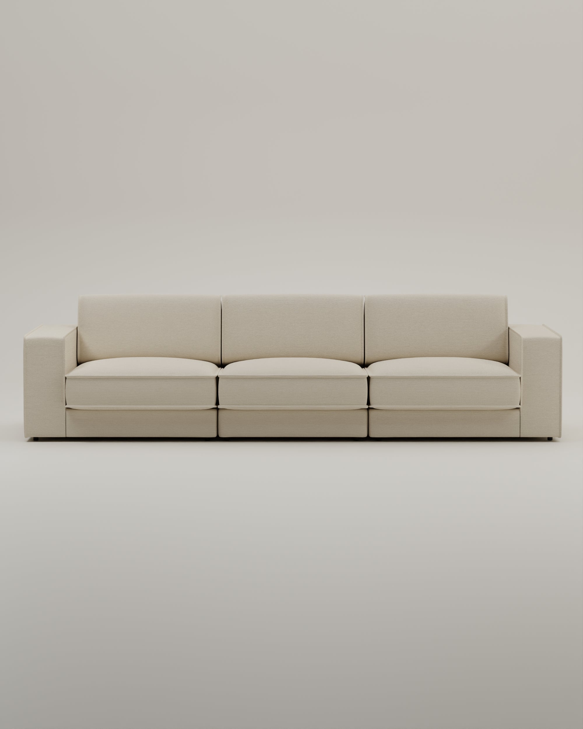 Modulares Sofa Terra 3-Sitzer mit Schlaffunktion