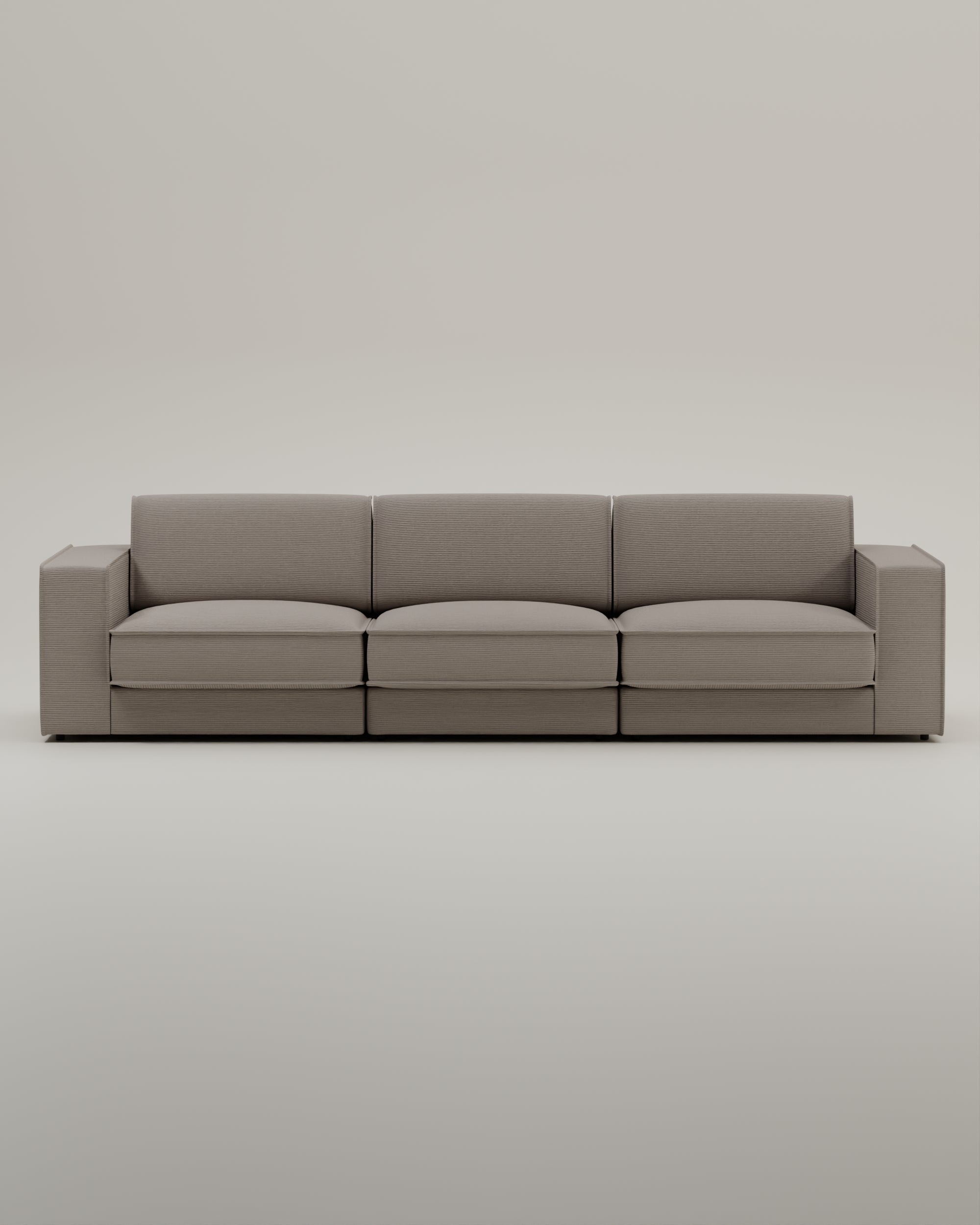 Modulares Sofa Terra 3-Sitzer mit Schlaffunktion