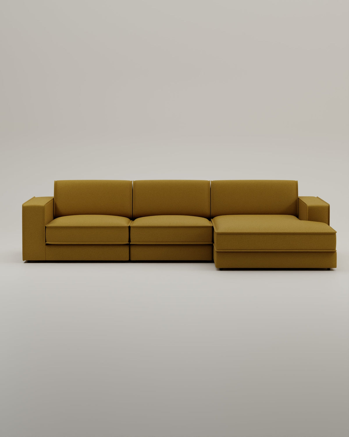 Divano modulare Terra L a 4 posti con funzione letto