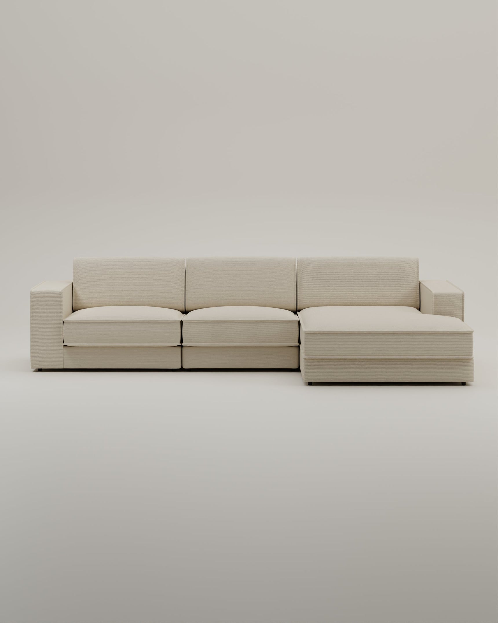 Modulares Sofa Terra L 4-Sitzer mit Schlaffunktion