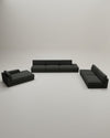 Modular sofa Terra U-Form / Living area with sleeping function