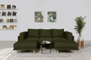 Outlet - Modulares Sofa Donna U mit Schlaffunktion