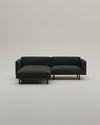 Aera 2.5-seater modular sofa with ottoman and sleeping function