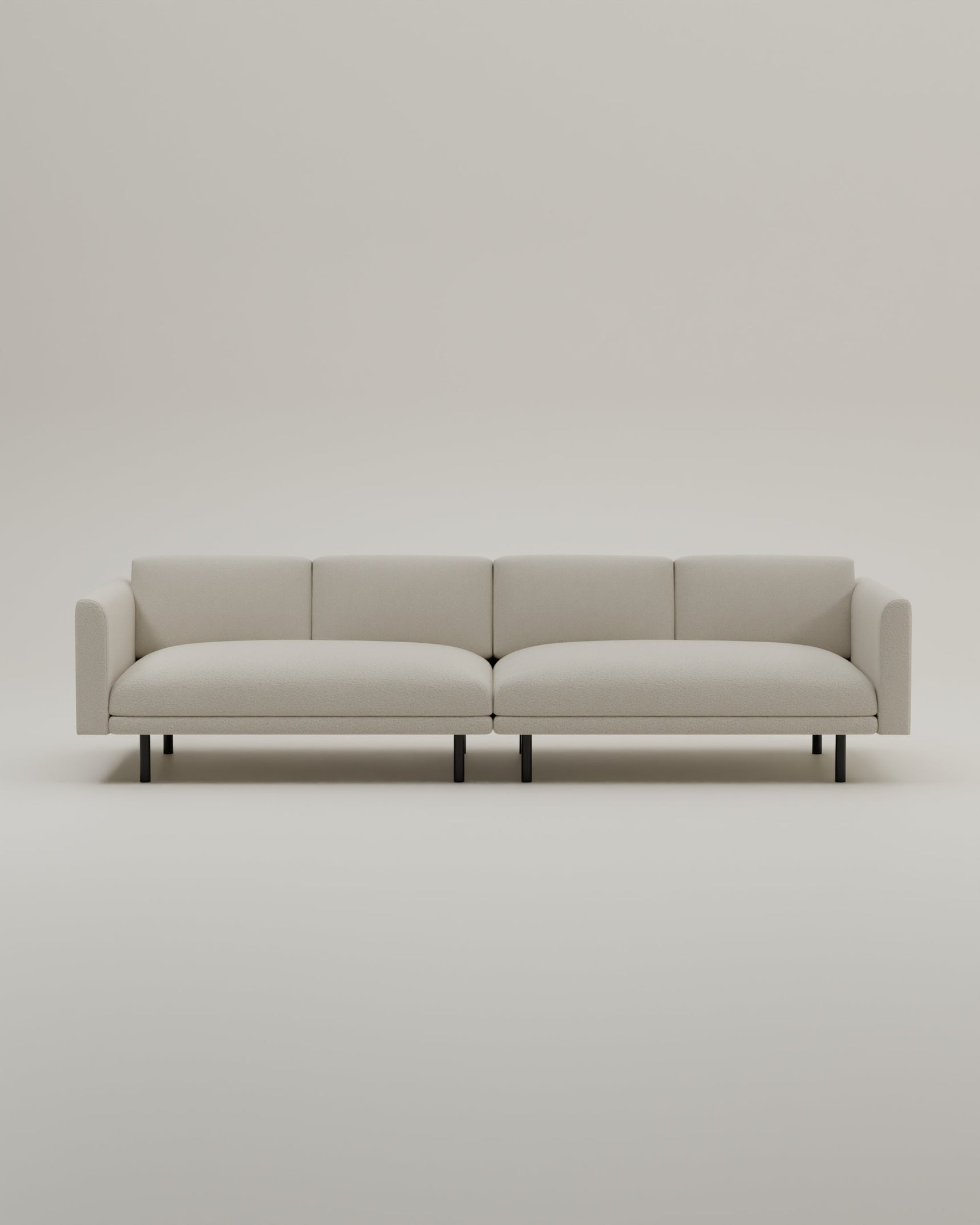 Stoffbezug - Modulares Sofa Aera 3-Sitzer mit Schlaffunktion