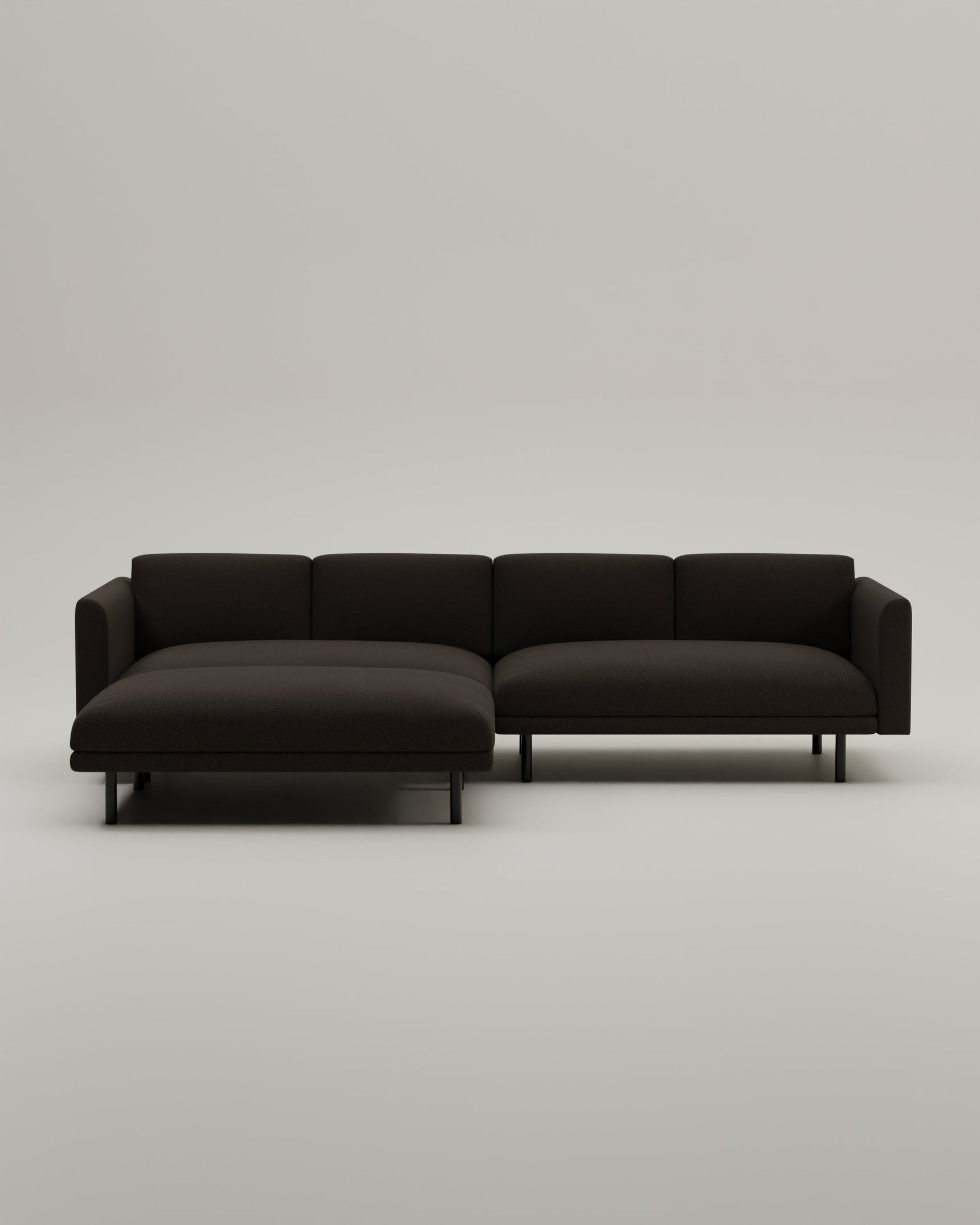 Modulares Sofa Aera 3-Sitzer mit Hocker und mit Schlaffunktion