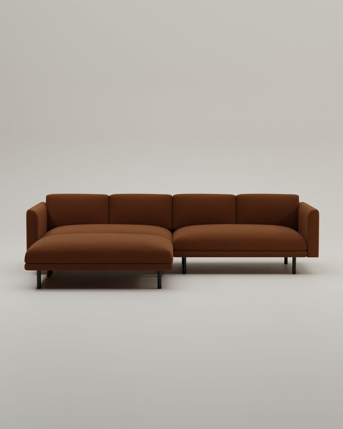 Divano modulare Aera 3 posti con pouf e funzione letto