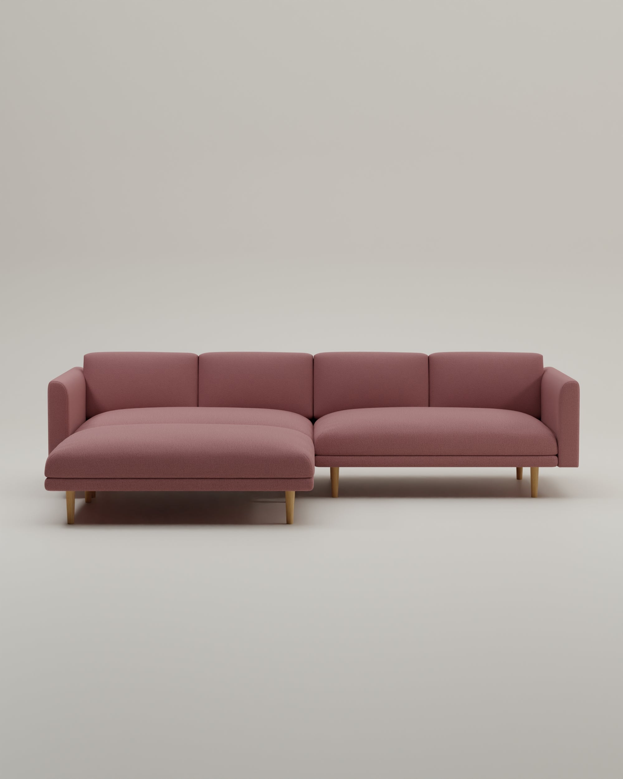 Divano modulare Aera 3 posti con pouf e funzione letto