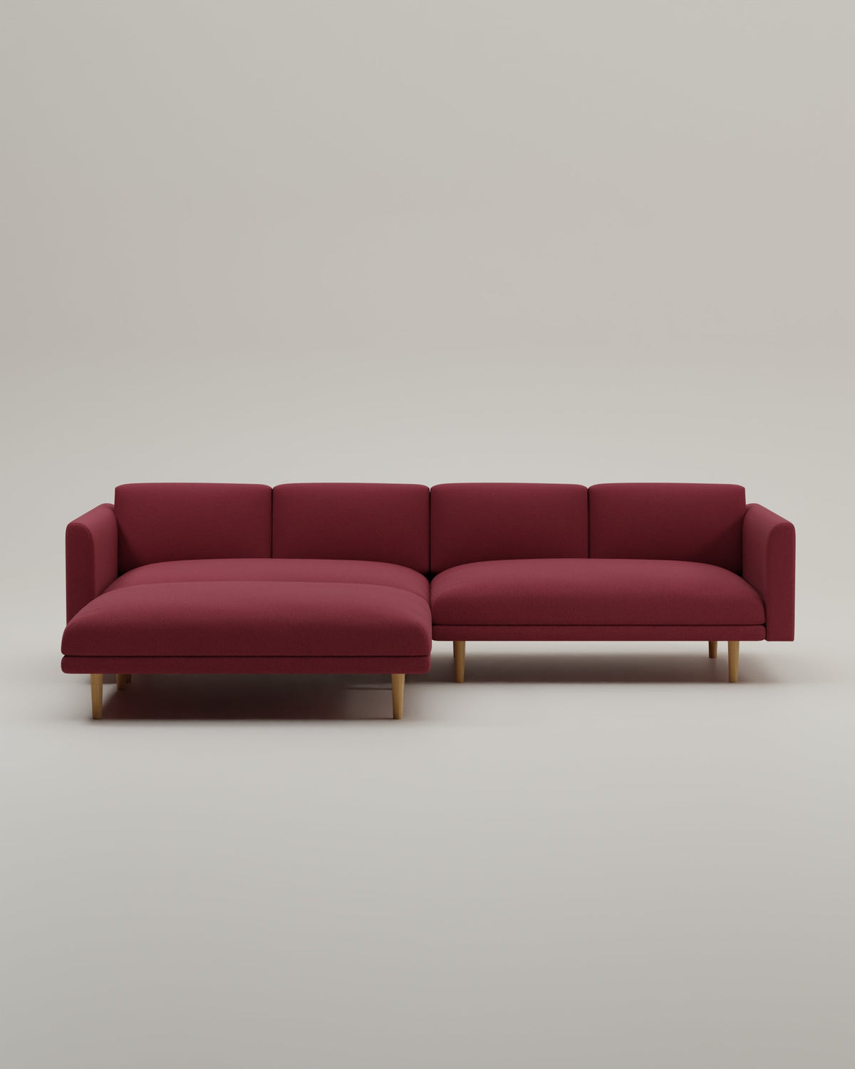 Divano modulare Aera 3 posti con pouf e funzione letto