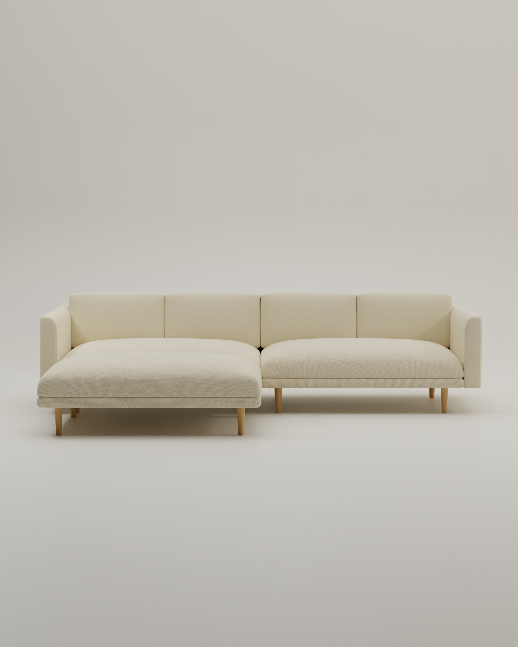 Modulares Sofa Aera 3-Sitzer mit Hocker und mit Schlaffunktion