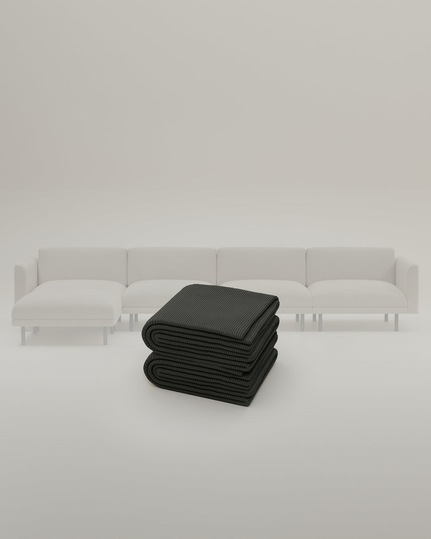 Stoffbezug - Modulares Sofa Aera 5-Sitzer mit Schlaffunktion