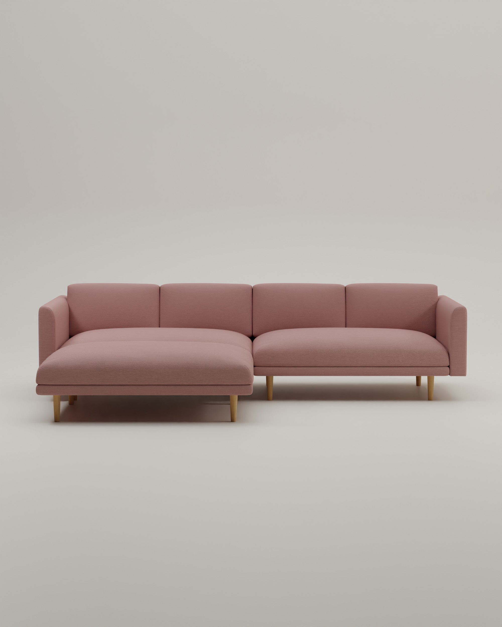 Modulares Sofa Aera 3-Sitzer mit Hocker und mit Schlaffunktion
