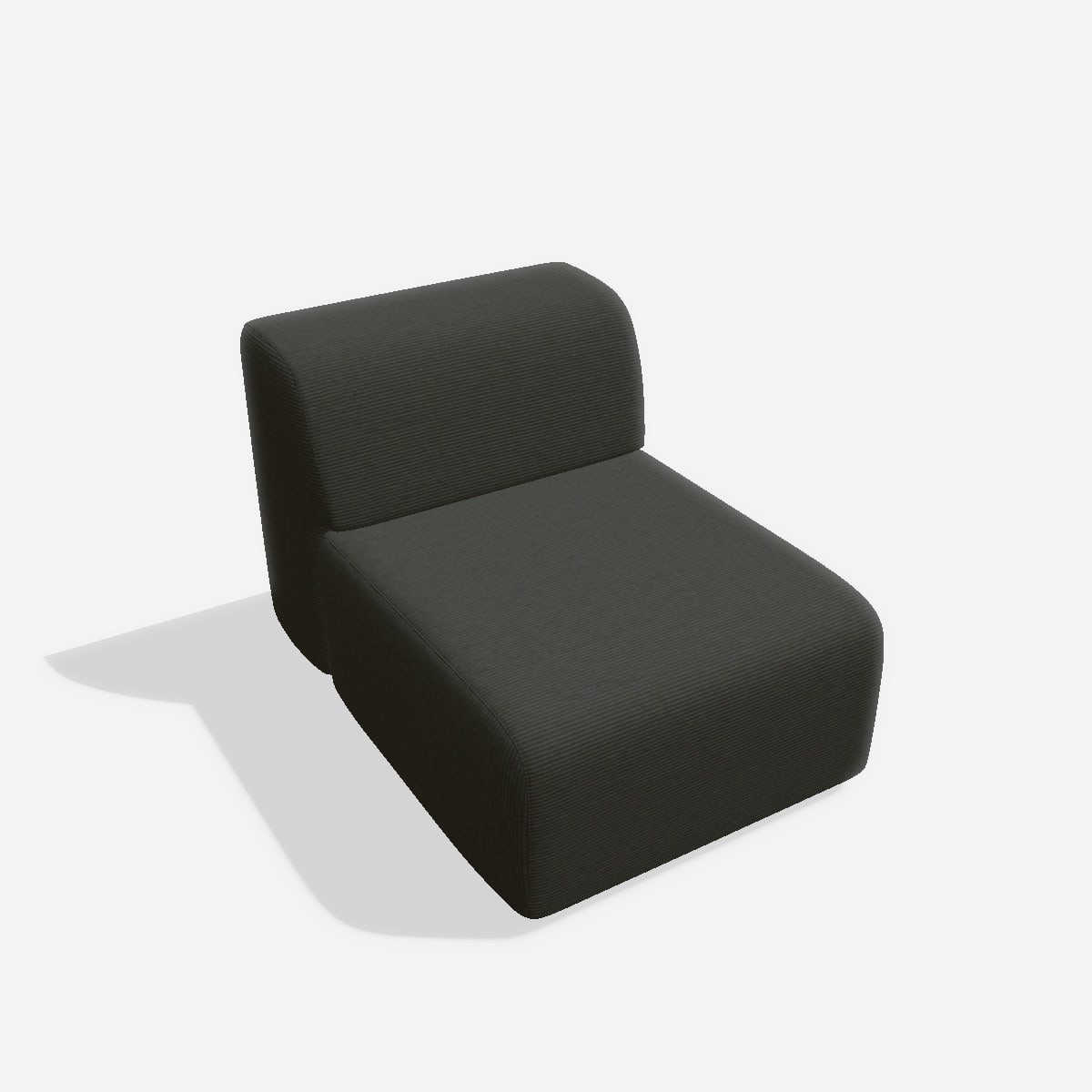 Nina Sitz 105x75 – Cord / Anthrazit