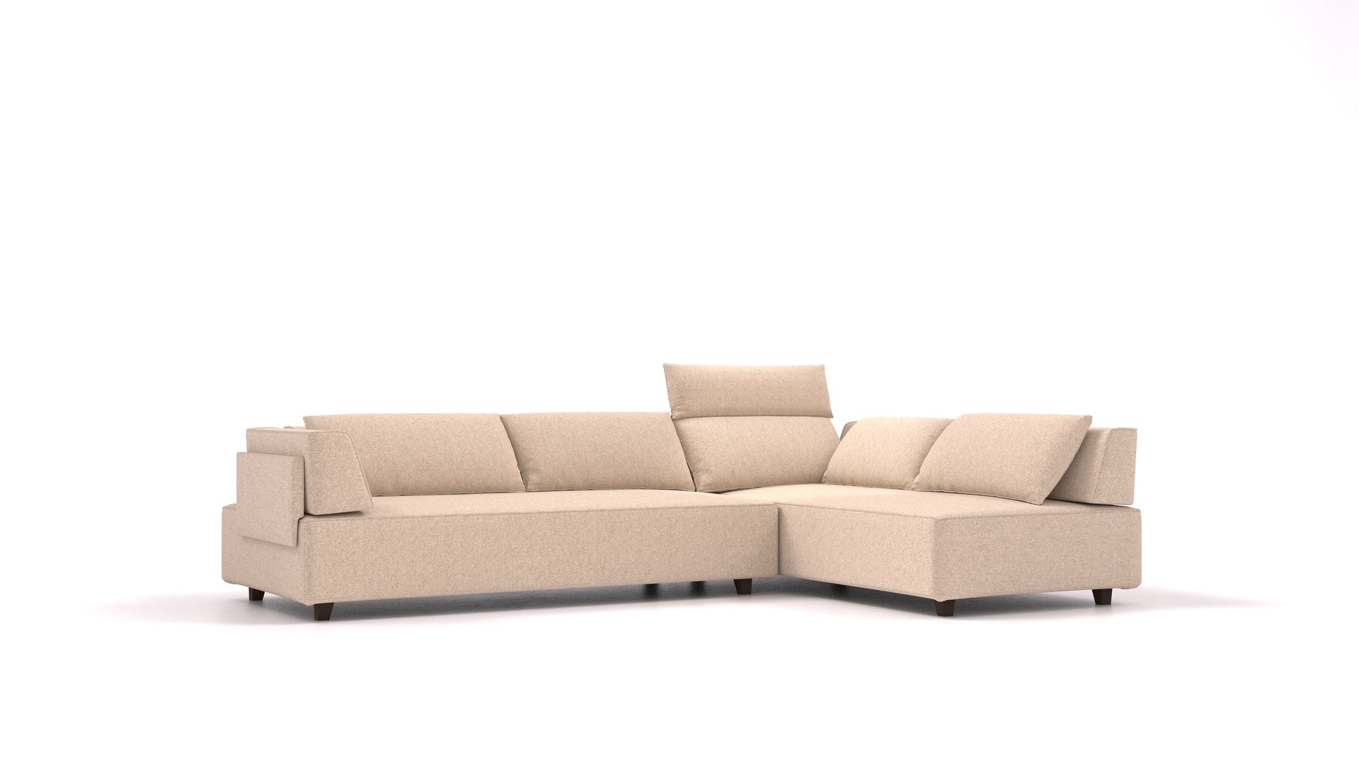 Louis L modular sofa with sleep function - fabric Nova