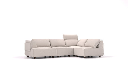 Canapé modulable Louis M avec fonction sommeil - Tissu Nova