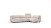 Modulares Sofa Louis 4-Sitzer mit Schlaffunktion - Stoff Nova