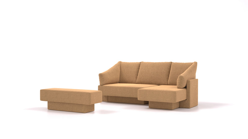 Modulares Sofa Samantha mit Schlaffunktion - Stoff Nova