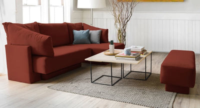 Revêtement tissu - Canapé modulable Samantha