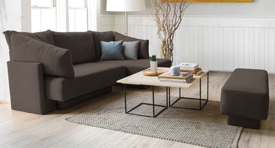 Revêtement tissu - Canapé modulable Samantha