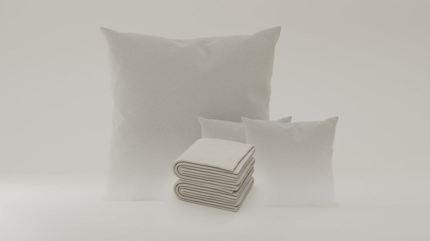 Ensemble de coussins housse en tissu 10