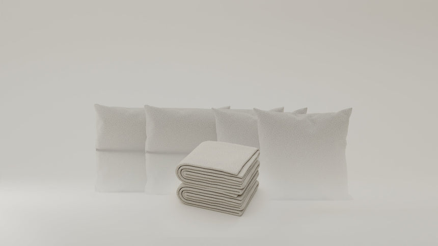 Housse de coussin en tissu set 12