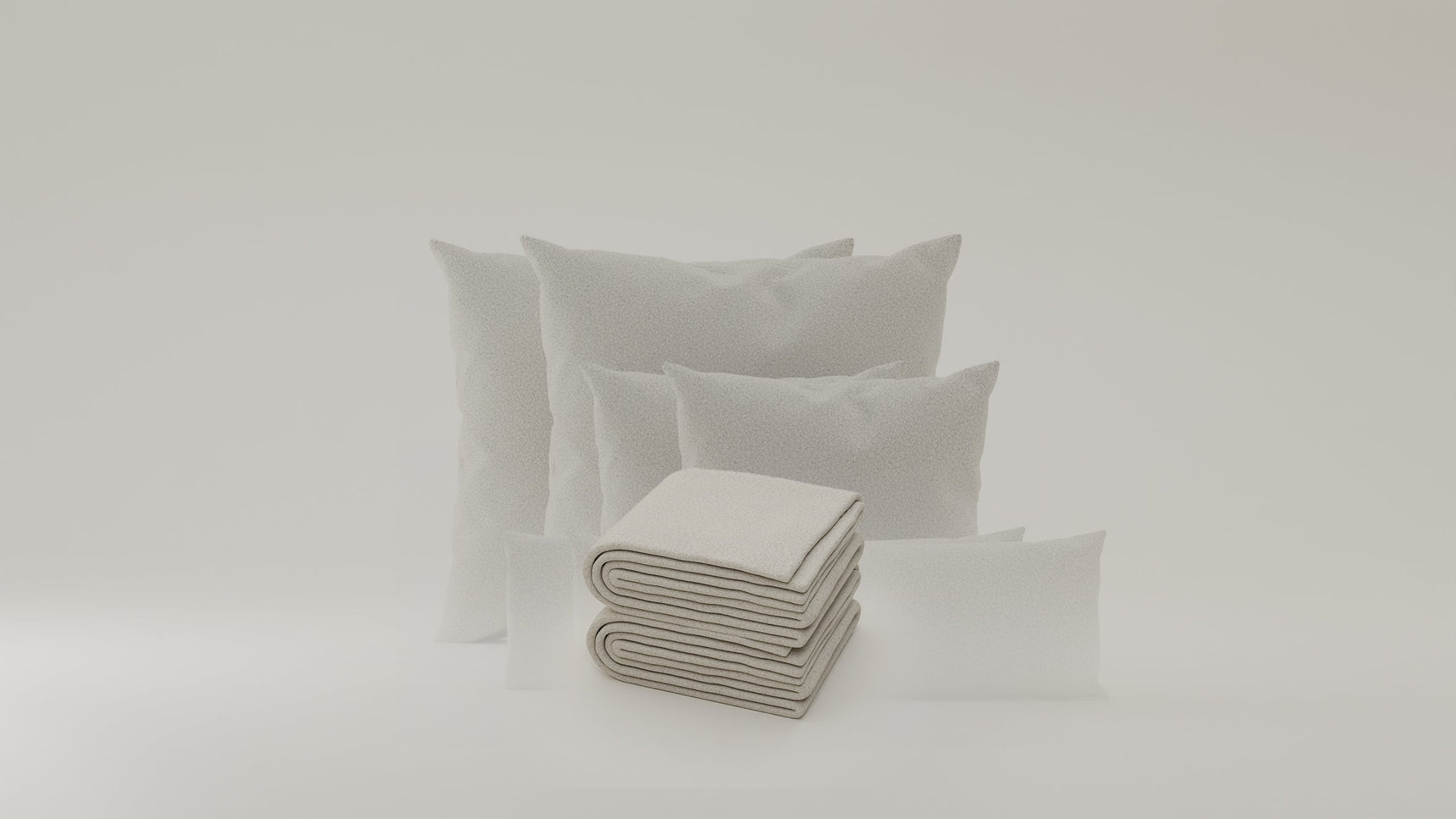 Set de coussins housse en tissu 14