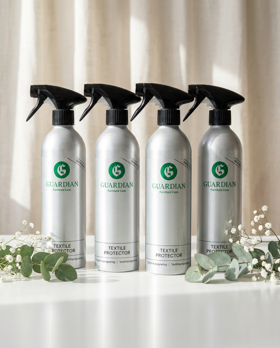 Pack de 4 : Protection textile à base d'eau, (flacon vaporisateur à main) 500 ml