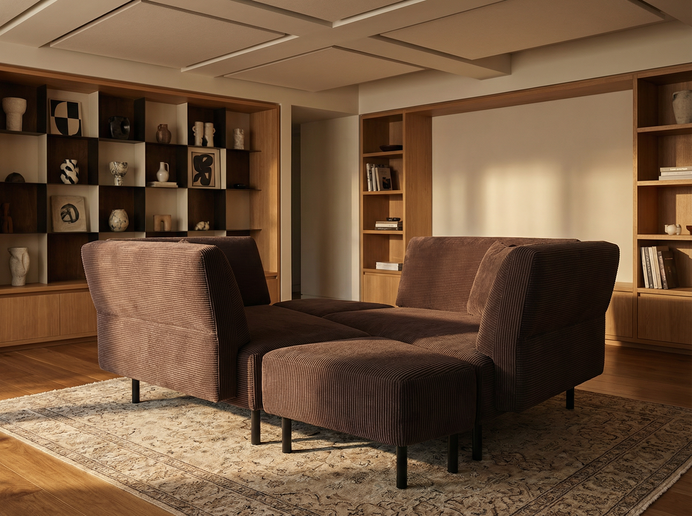 Modular sofa Mike with sleep function