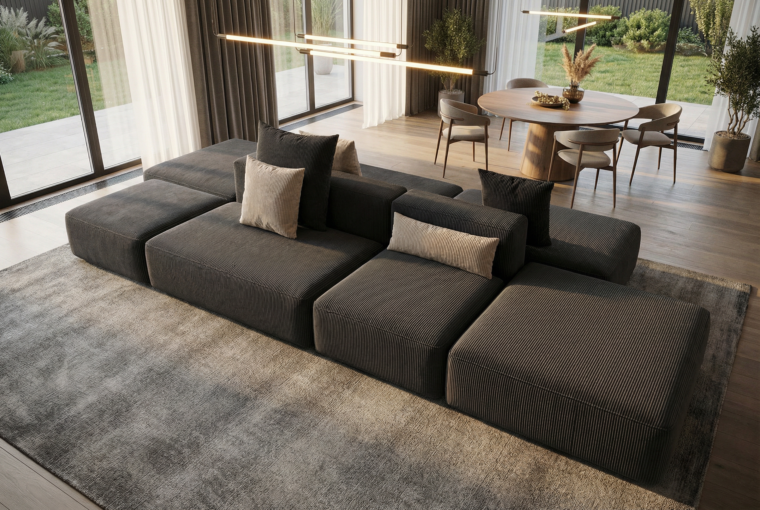 Harvey 2-seater modular sofa