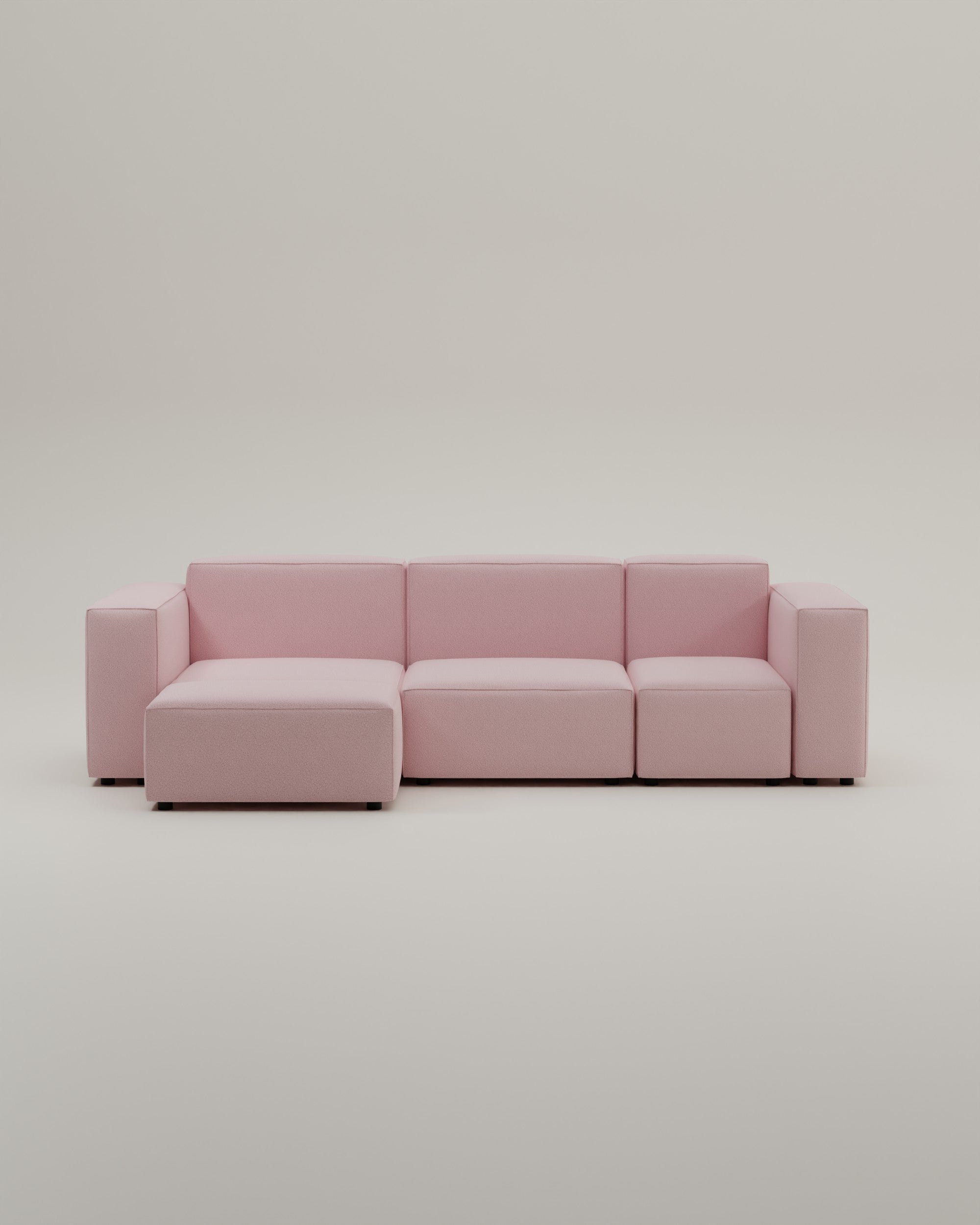 Harvey 4-seater mini modular corner sofa with sleep function