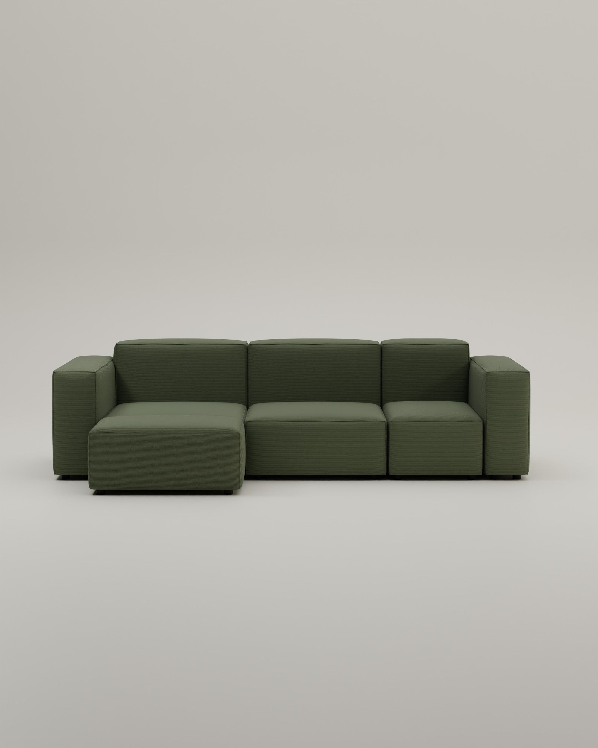 Harvey 4-seater mini modular corner sofa with sleep function