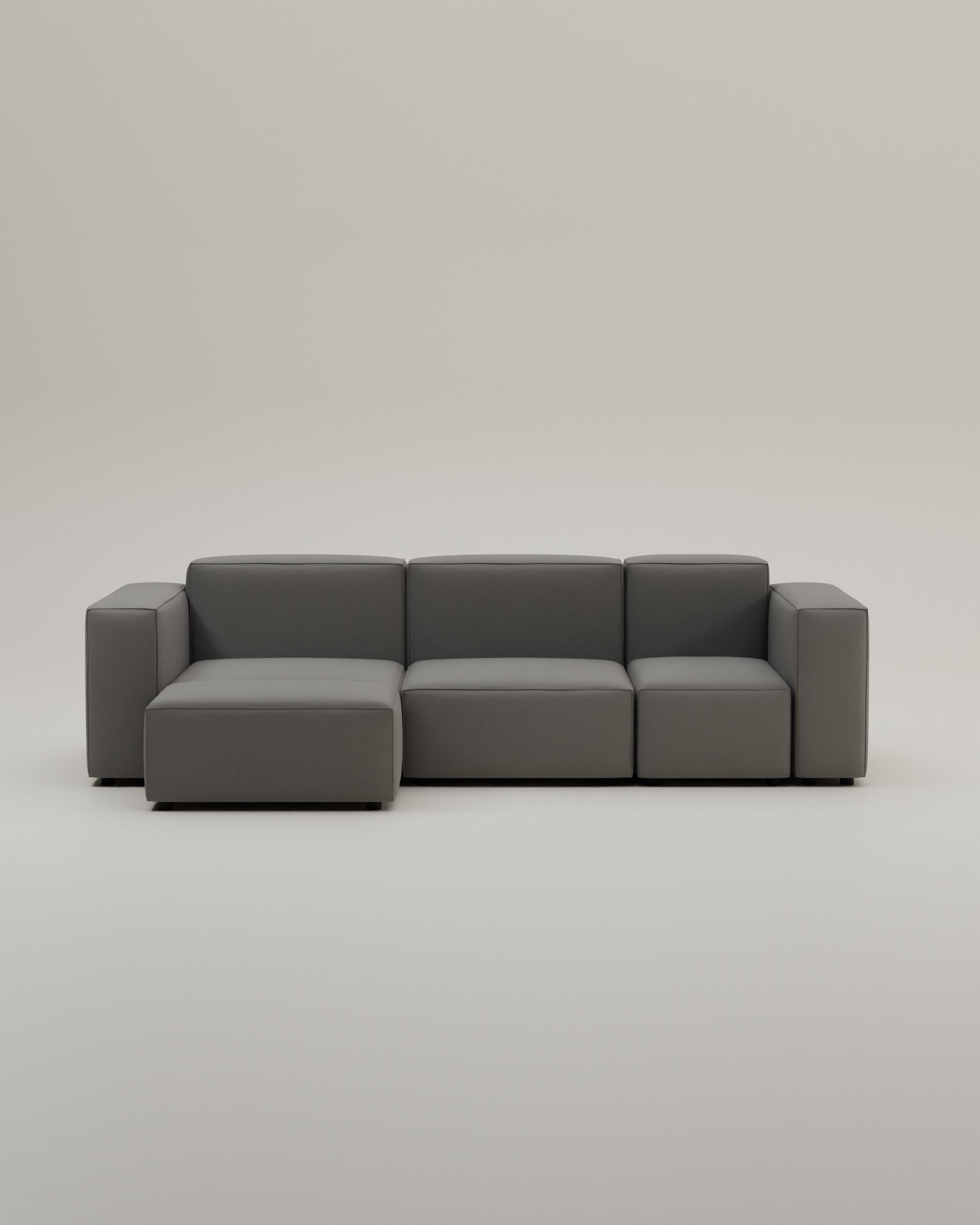 Harvey 4-seater mini modular corner sofa with sleep function