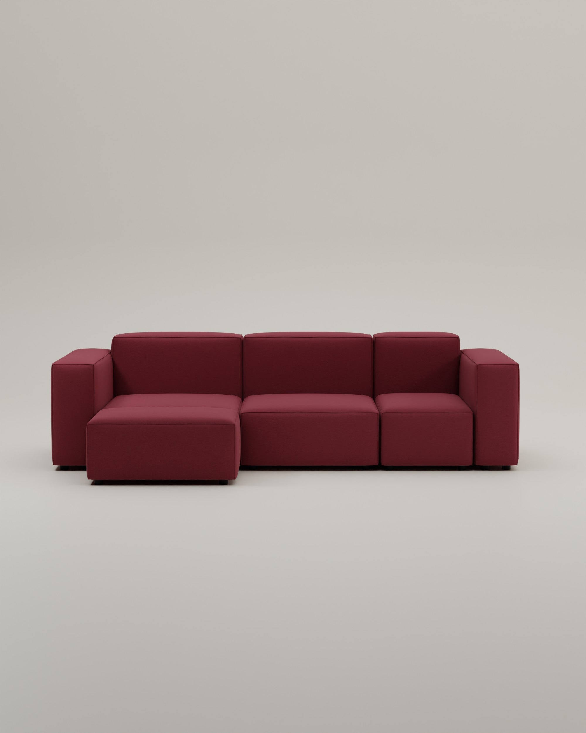 Harvey 4-seater mini modular corner sofa with sleep function