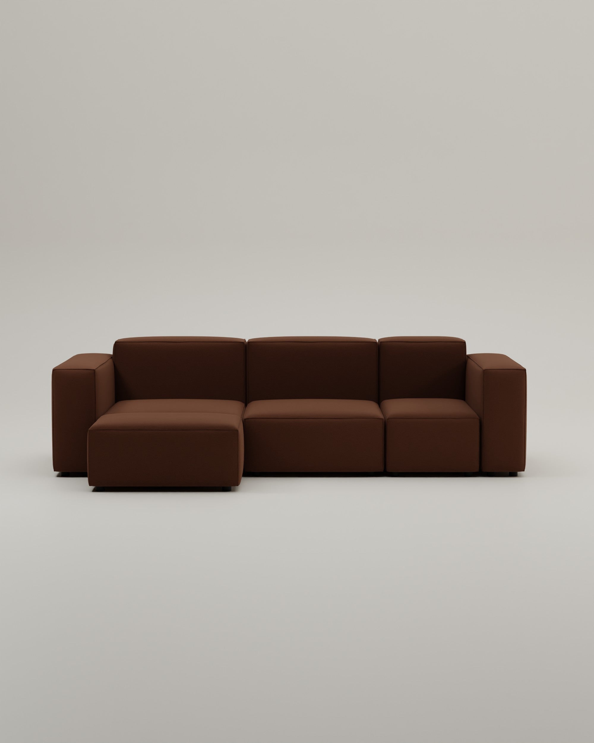 Harvey 4-seater mini modular corner sofa with sleep function