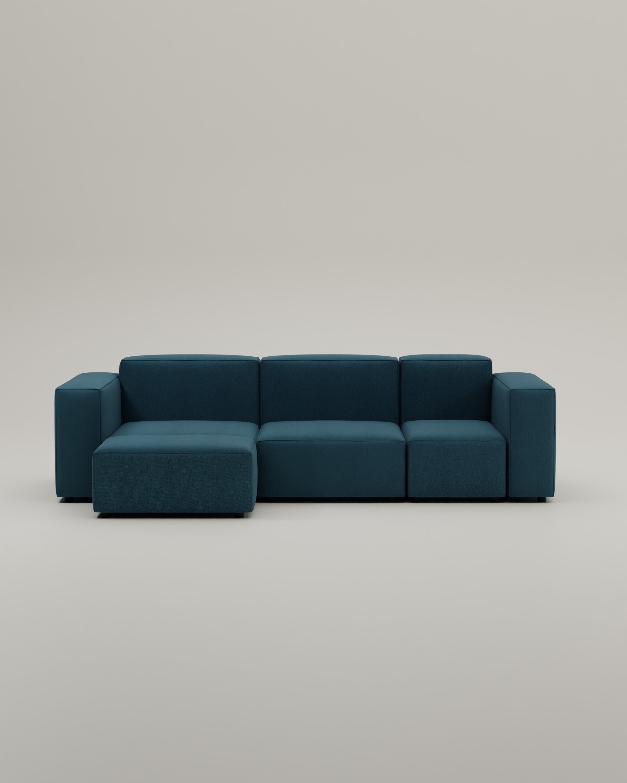 Harvey 4-seater mini modular corner sofa with sleep function