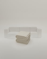 Stoffbezug - Modulares Ecksofa Harvey 4-Sitzer L Mini mit Schlaffunktion